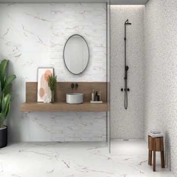Gresie Emigres Alba Mat Gold RC MT Rectificata Mata 60 x 120 cm 8435361909051