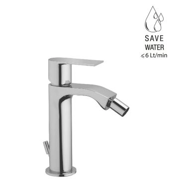 Baterie bideu Frattini Tolomeo 83103 cu ventil pop-up, crom