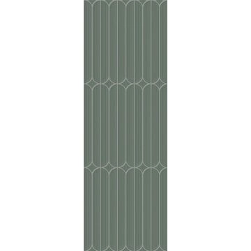 Mostra Faianta Emigres Belle Verde PB RC Rectificata Mata 24 x 74 cm 8435361913461