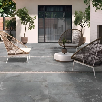 Gresie Alaplana Rectificata  Surat Portelanata  Gri  RC MT 60x90x2 cm 