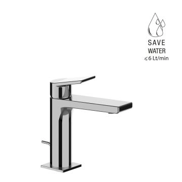 Baterie lavoar Frattini Gintonic 74054 cu ventil pop-up, crom