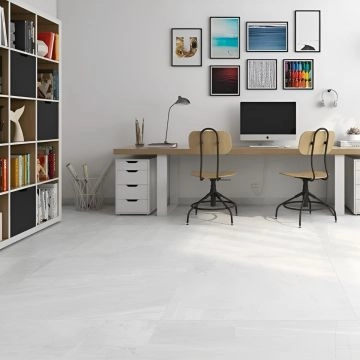 Gresie Alaplana Portelanata Johnstone White RC MT 60x120 cm 8435433569947