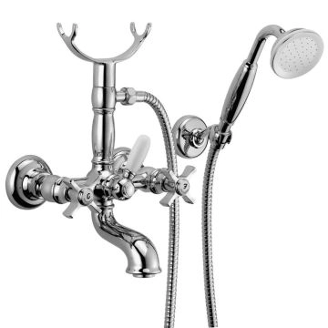 Baterie cada dus Frattini Musa 23002 cu set dus inclus, crom