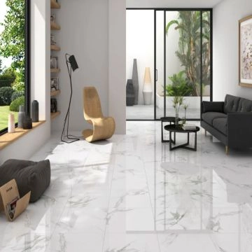 Gresie Tau Monteleone Portelanata White RC GL 60 x 60 cm 8429991572785