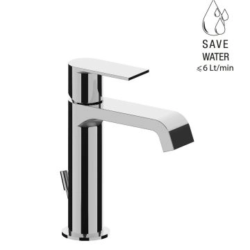 Baterie lavoar Frattini Tolomeo 83054 cu ventil pop-up, crom
