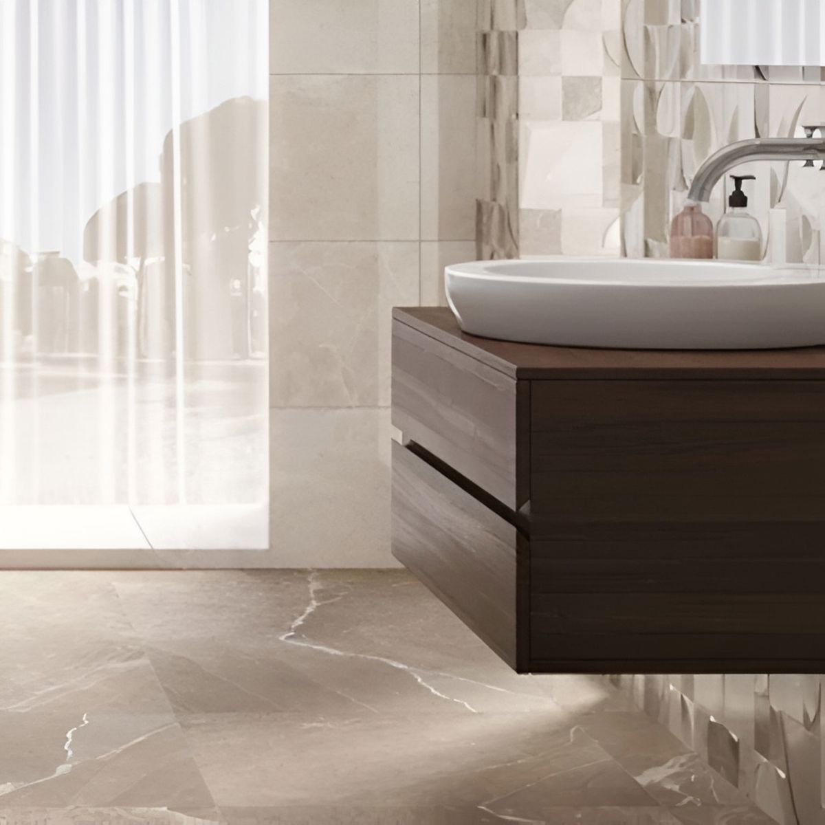 Gresie Alaplana Bodo Portelanata Mocca RC MT 60 x 120 cm 8435433587163