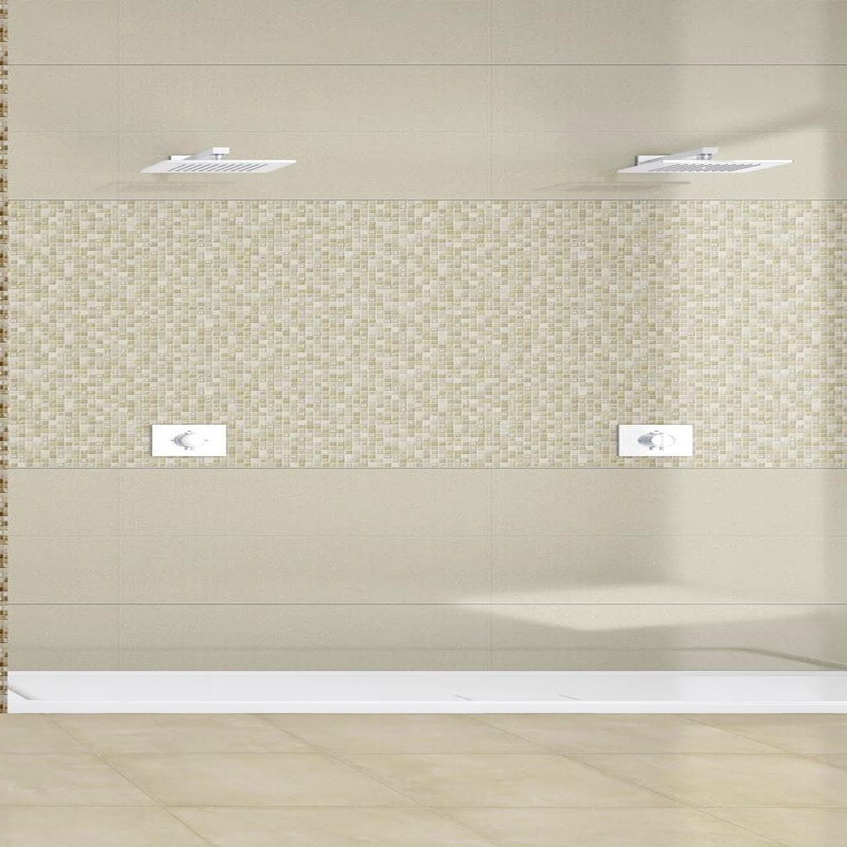 Faianta Emigres Glass Beige RC Rectificata Lucioasa 25 x 75 cm