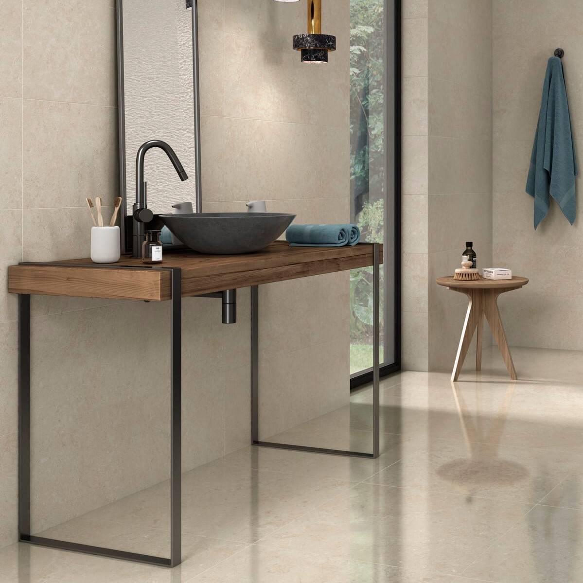 Faianta Emigres Varsovia Beige PR RC Rectificata Satinata 30 x 90 cm