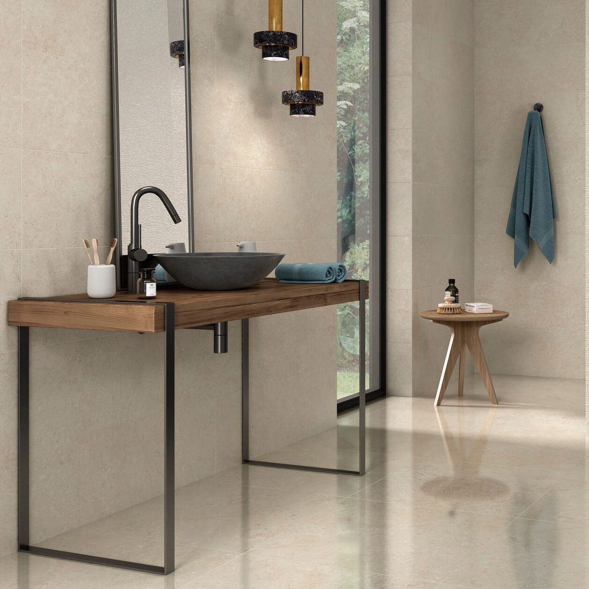 Gresie Emigres Varsovia Beige XL RL Rectificata Lappato 60x60