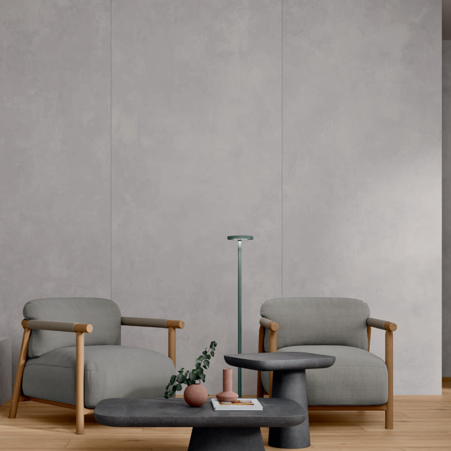 Gresie tip placa Alaplana Maxitech Balance Grey RC Rectificata Mata 120x280 cm grosime 6 mm