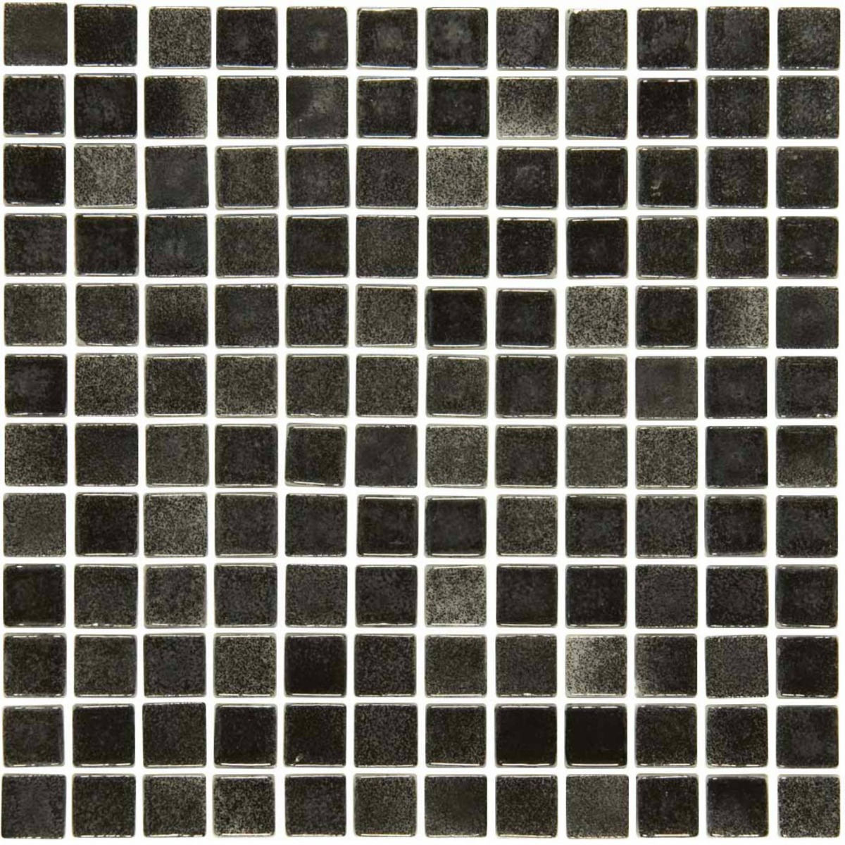 Mozaic din sticla Mosavit Brumas Br-9001 Negro 31.6x31.6 cm