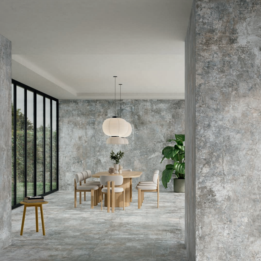 Gresie tip placa Alaplana Maxitech Brera Grey RC Rectificata Mata 120x280 cm grosime 6 mm