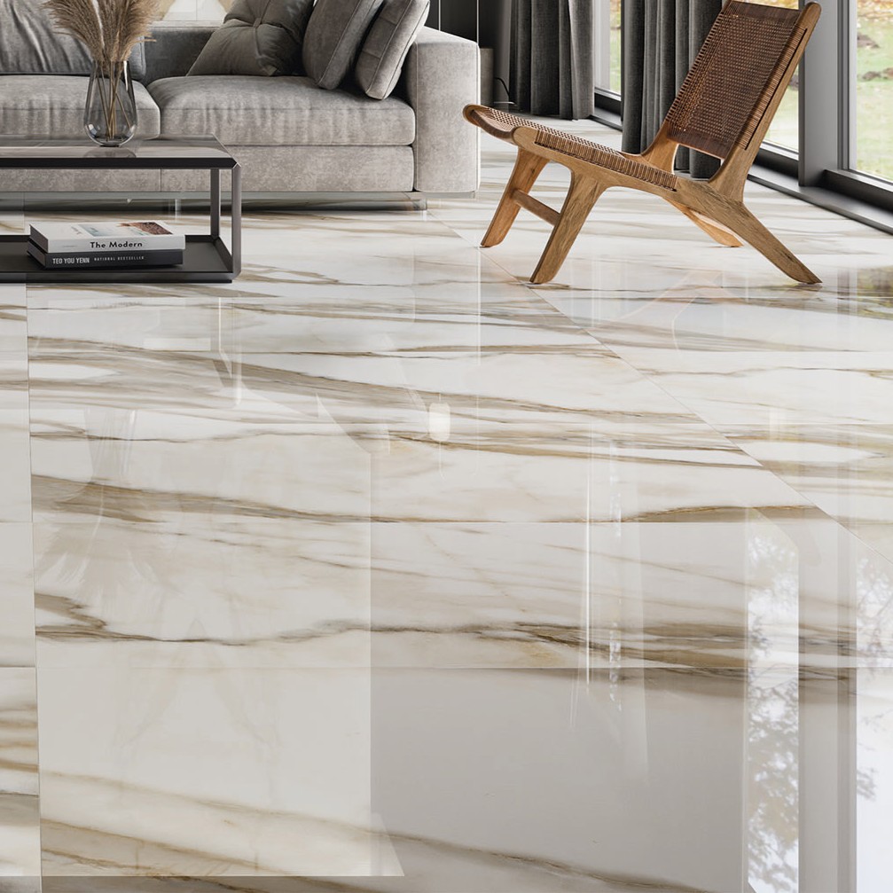 Gresie Fanal Calacatta NPlus RC Rectificata Lucioasa 60 x 120cm