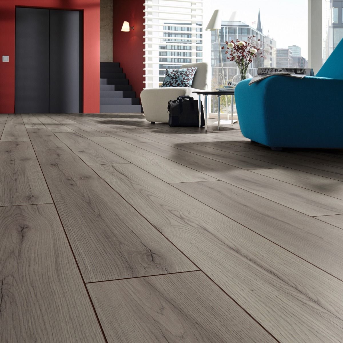 Parchet laminat stejar 8 mm Superior Advanced ton inchis D4175