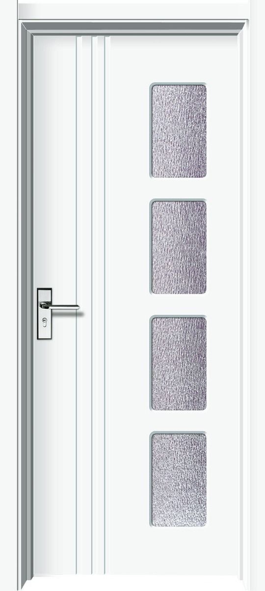 Usa interior Set complet MDF KMF 002 alba 200x60 cm