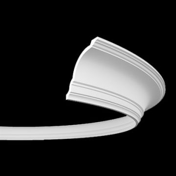Profil decorativ Gaudi tip cornisa flexibila 2 ml cod 1.50.108