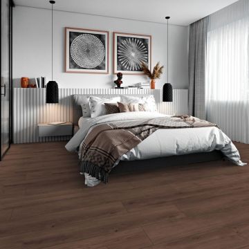 Parchet laminat stejar 8 mm Kronotex Exquisit ton inchis D89652