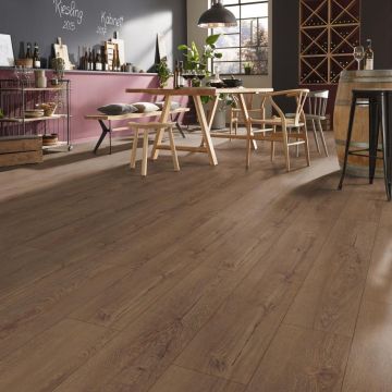 Parchet laminat stejar 8 mm Kronotex Exquisit  ton inchis D41172