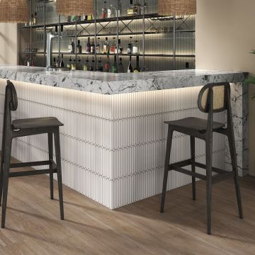 Faianta Emigres Belle Blanco PB RC Rectificata Mata 24 x 74 cm 8435361913447