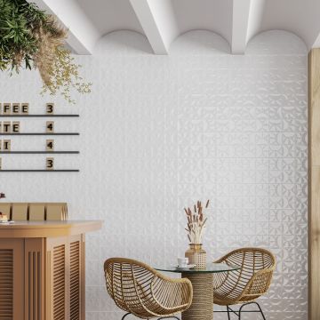 Faianta Emigres Combo Blanco  Rectificata Lucioasa 24 x 74 cm