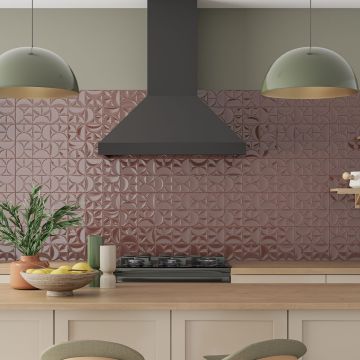 Faianta Emigres Combo Burdeos Rectificata Lucioasa 24 x 74 cm