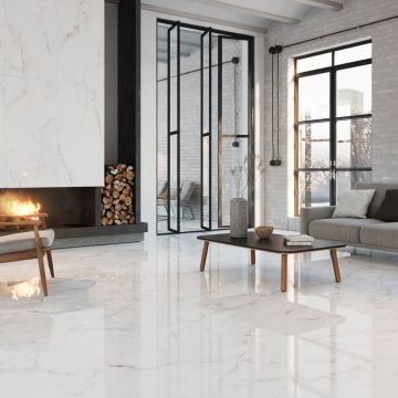 Gresie Emigres Portelanata Lucia Pul RC Rectificata Lucioasa 59 x 119 cm