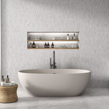 Faianta Emigres Marmi Blanco Rectificata Mata 24 x 74 cm