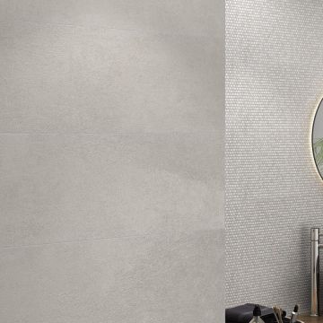 Faianta Emigres Plaster Gris Rectificata Satinata 25 x 75 cm