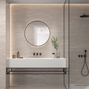Gresie Emigres Lines Turin Beige Rc Rectificata Lucioasa 60x120 cm
