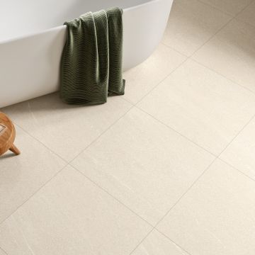 Gresie Alaplana Halton Cream Portelanata RC Rectificata Mata 60 x 120 cm