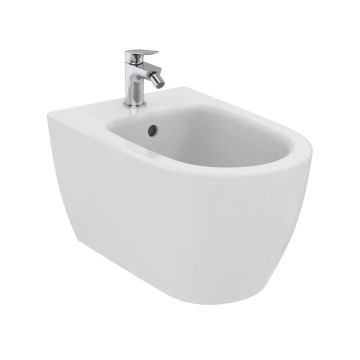 Bideu suspendat Ideal Standard I.life O 34.5x53cm, alb