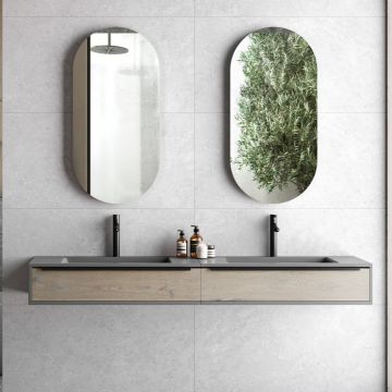 Gresie Tau Borga White Portelanata RC MT 60 x 120 cm