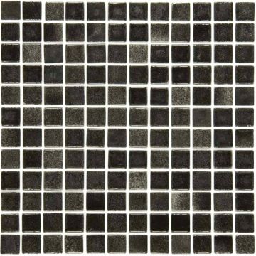 Mozaic din sticla Mosavit Brumas Br-9001 Negro 31.6x31.6 cm