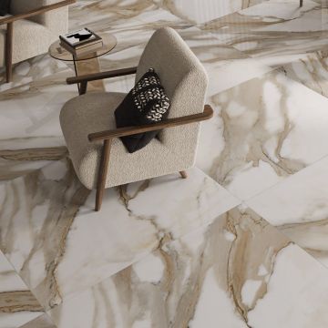 Gresie Fanal Calacatta RC Rectificata Mata 90 x 90cm