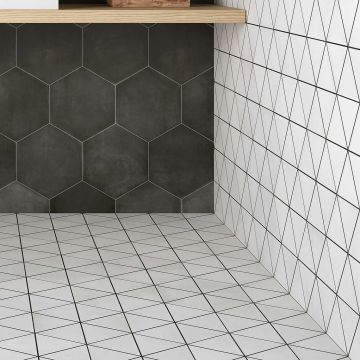 Gresie Durstone DEC Cementine Capri Talk Mata 23x27 cm, forma hexagonala