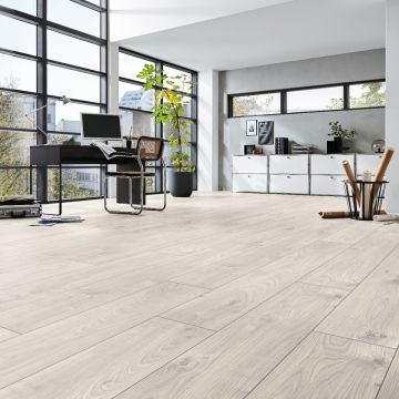 Parchet laminat stejar alb Kronotex Exquisit  8 mm ton deschis D3223