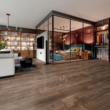 Parchet laminat Kronotex Mammut Plus 10 mm Stejar ton inchis D4791