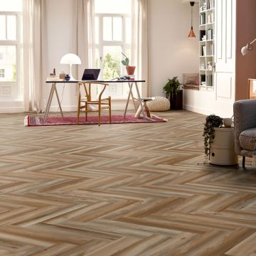Parchet laminat Kronotex Herringbone 8 mm Stejar ton mediu D50172