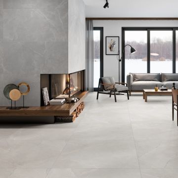 Gresie Alaplana Portelanata Dalkey Gris RC SAT 60x120 cm