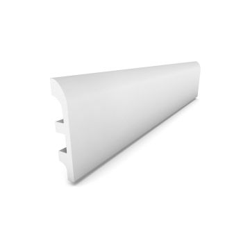 Plinta parchet polimer DP7 10 cm Alb Mat 2 ml