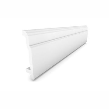 Plinta parchet polimer DP9 10 cm Alb Mat 2 ml