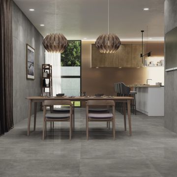 Gresie Fanal Evo Grey 90x90 cm Rectificata Mata