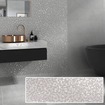 Faianta Emigres Hit MOS Gris PR RC Rectificata Lucioasa 25 x 75 cm 8435361905046