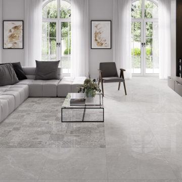 Gresie Fanal Lord Greige NPlus RC Rectificata Lucioasa 60 x 120 cm