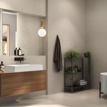 Faianta Emigres MOS Hardy Beige PB RC SAT 25x75 cm 8435361903004