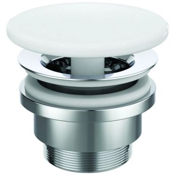 Ventil lavoar Ideal Standard Atelier Ipalyss pentru lavoar fara preaplin, alb lucios