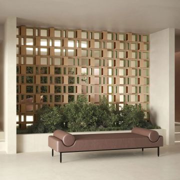 Caramida Decorativa Modulara Durstone Lumina Natural Olive Glossy 20,7x20,7x10 cm