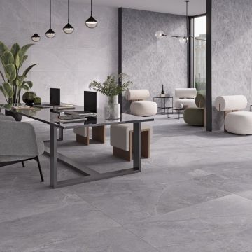 Gresie Fanal Moon White 3DSoft RC Rectificata Satinata 60 x 120 cm