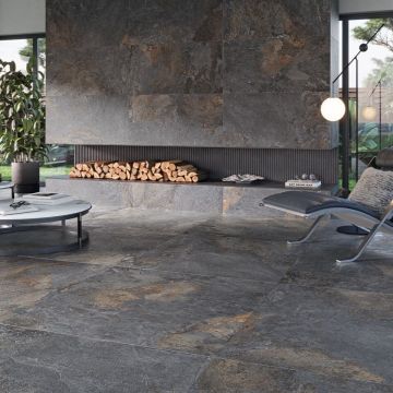 Gresie Fanal Nebula Cobalt 3DSoft RC Rectificata Satinata 60 x 120 cm