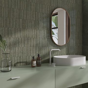 Faianta Fanal Origin Slat Sage 14,7X14,7 cm Nerectificata Lucioasa